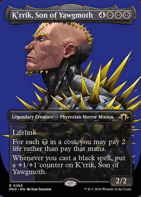 ヨーグモスの息子、ケリク/K'rrik, Son of Yawgmoth [MH3-BF][ボーダーレス][FOIL]