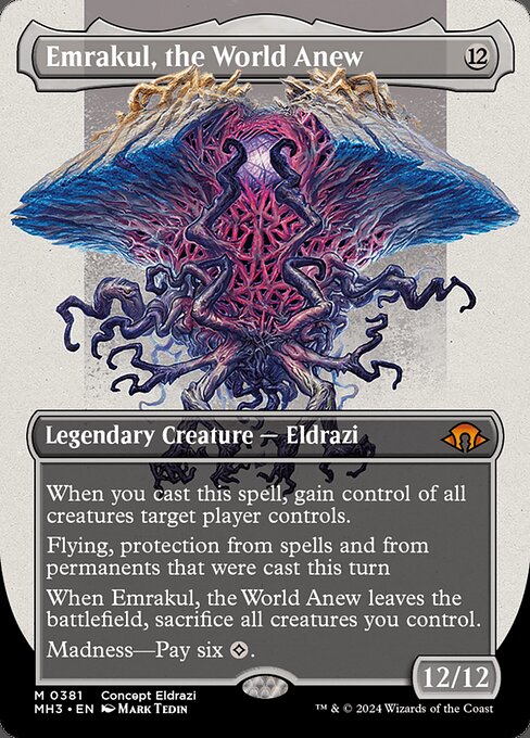 再誕世界、エムラクール/Emrakul, the World Anew [MH3-BF][ボーダーレス]