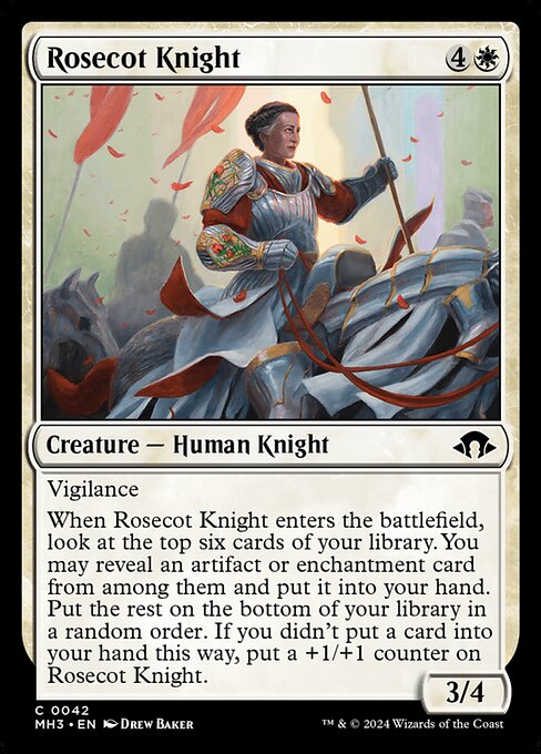 ローズコットの騎士/Rosecot Knight [MH3]