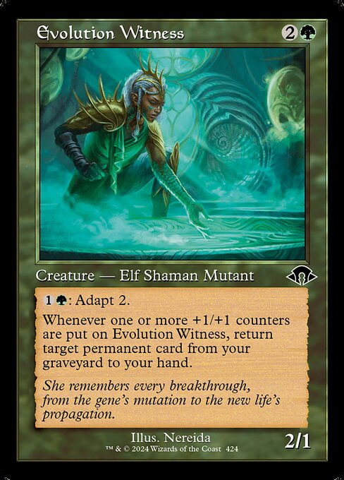 進化の証人/Evolution Witness [MH3-BF][旧枠][FOIL]
