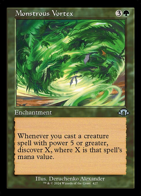 怪物渦/Monstrous Vortex [MH3-BF][旧枠][FOIL]