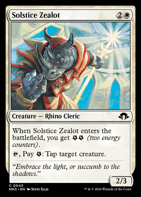 至点の妄信者/Solstice Zealot [MH3][FOIL]