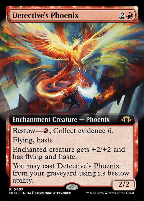 探偵のフェニックス/Detective's Phoenix [MH3-BF][拡張アート][FOIL]