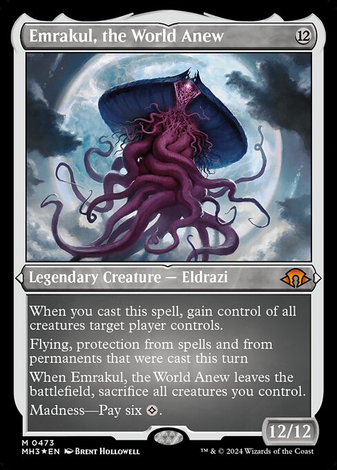 再誕世界、エムラクール/Emrakul, the World Anew [MH3][FOIL][エッチング]