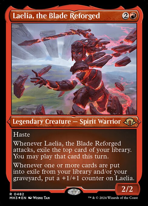 再鍛の刃、ラエリア/Laelia, the Blade Reforged [MH3][FOIL][エッチング]