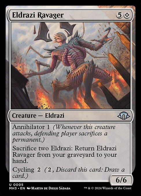 エルドラージの荒廃者/Eldrazi Ravager [MH3][FOIL]