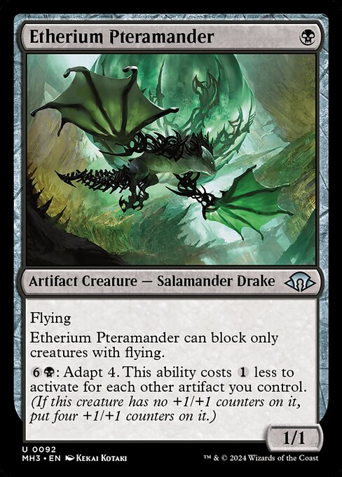 エーテリウムのプテラマンダー/Etherium Pteramander [MH3][FOIL]