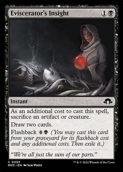 腸抜きの洞察/Eviscerator's Insight [MH3][FOIL]