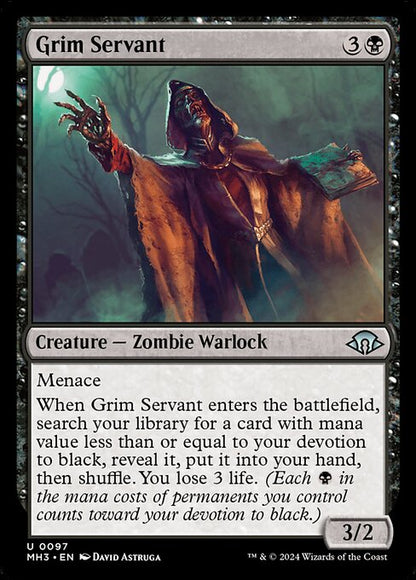 不気味な奉仕者/Grim Servant [MH3][FOIL]