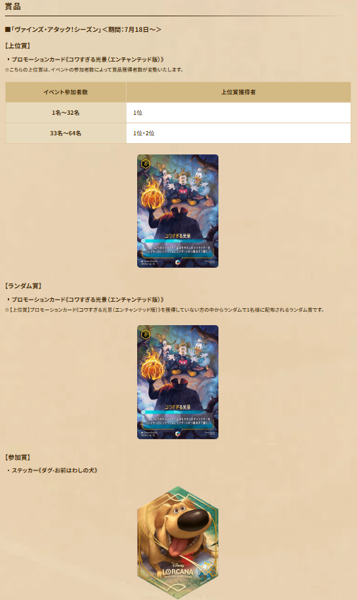 ロルカナ 特別ルール大会 イベント参加券  [2026/8/20(木) 19:30スタート] [ヴァインズ・アタックシーズン]