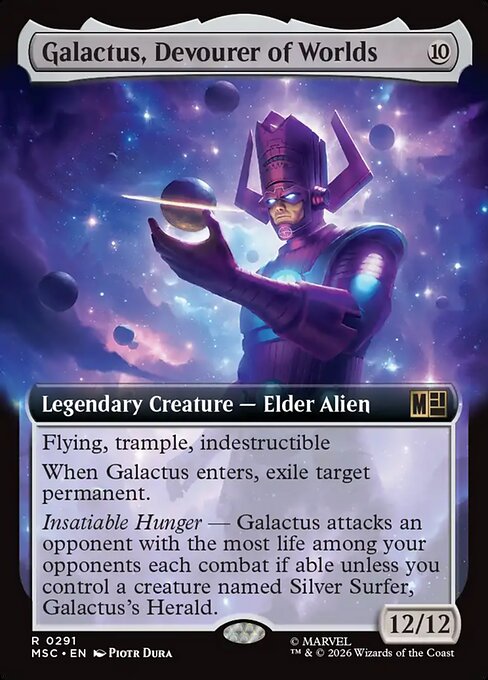 世界を喰らうもの、ギャラクタス/Galactus, Devourer of Worlds [MSC][拡張アート]