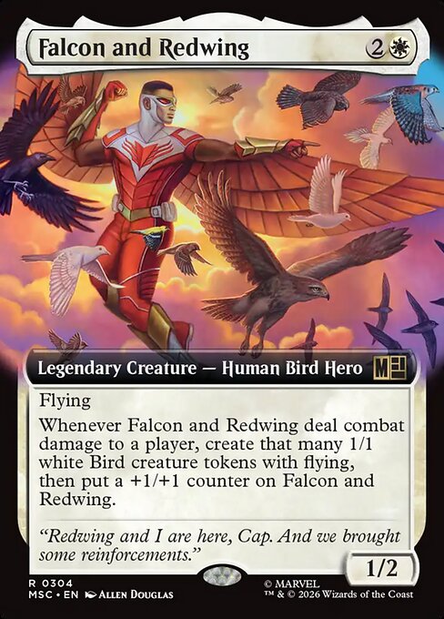 ファルコンとレッドウイング/Falcon and Redwing [MSC][拡張アート]