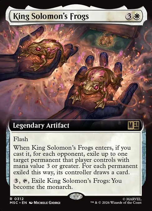 ソロモン王のカエル/King Solomon's Frogs [MSC][拡張アート]