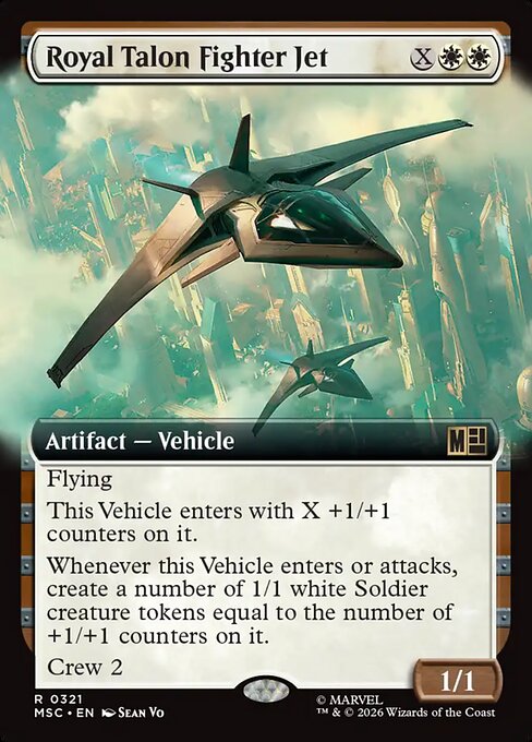 ロイヤル・タロン戦闘機/Royal Talon Fighter Jet [MSC][拡張アート]