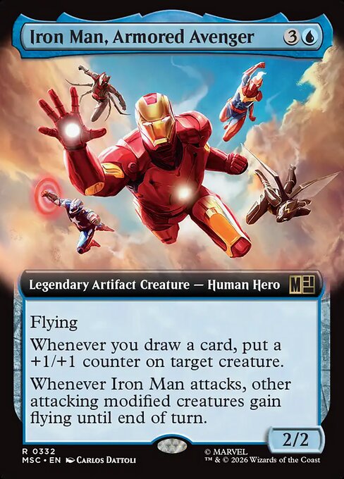 鎧纏いしアベンジャーズ、アイアンマン/Iron Man, Armored Avenger [MSC][拡張アート]