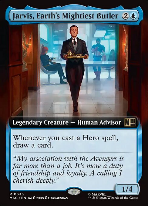 地球最強の執事、ジャービス/Jarvis, Earth's Mightiest Butler [MSC][拡張アート]