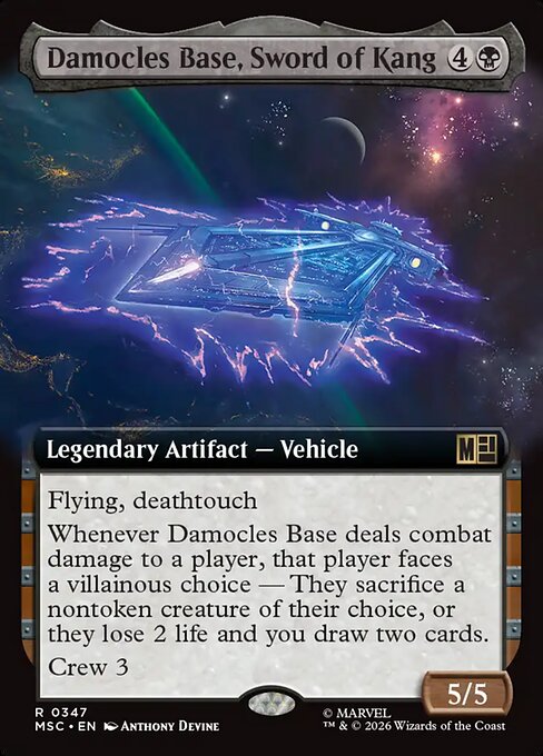カーンの剣、ダモクレス基地/Damocles Base, Sword of Kang [MSC][拡張アート]