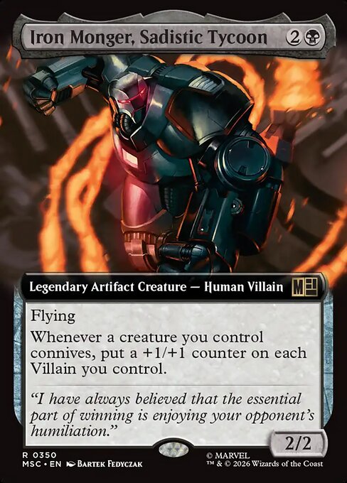 冷血の大富豪、アイアンモンガー/Iron Monger, Sadistic Tycoon [MSC][拡張アート]