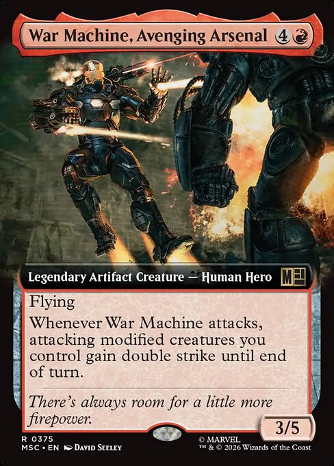 重武装のアベンジャーズ、ウォーマシン/War Machine, Avenging Arsenal [MSC][拡張アート]