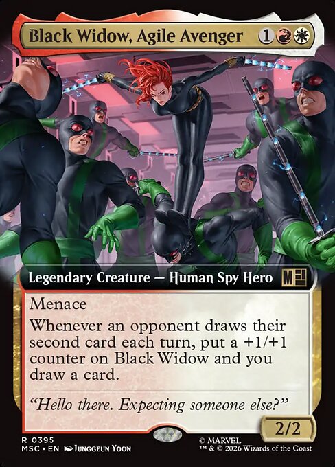 敏捷なるアベンジャーズ、ブラック・ウィドウ/Black Widow, Agile Avenger [MSC][拡張アート]