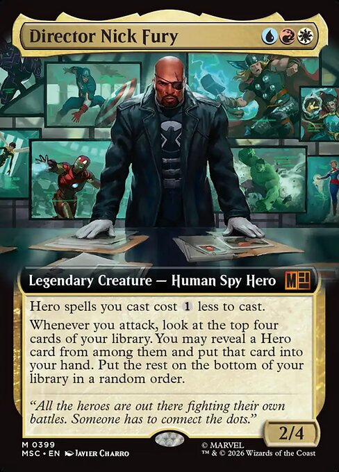 ニック・フューリー長官/Director Nick Fury [MSC][拡張アート]