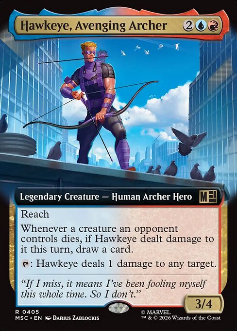 アベンジャーズの射手、ホークアイ/Hawkeye, Avenging Archer [MSC][拡張アート]