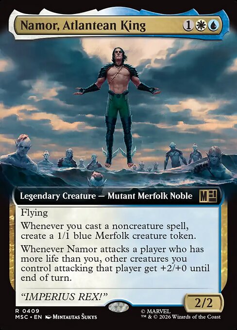 アトランティスの王、ネイモア/Namor, Atlantean King [MSC][拡張アート]