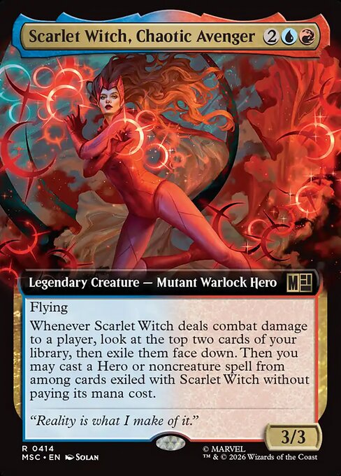 魔性のアベンジャーズ、スカーレット・ウィッチ/Scarlet Witch, Chaotic Avenger [MSC][拡張アート]