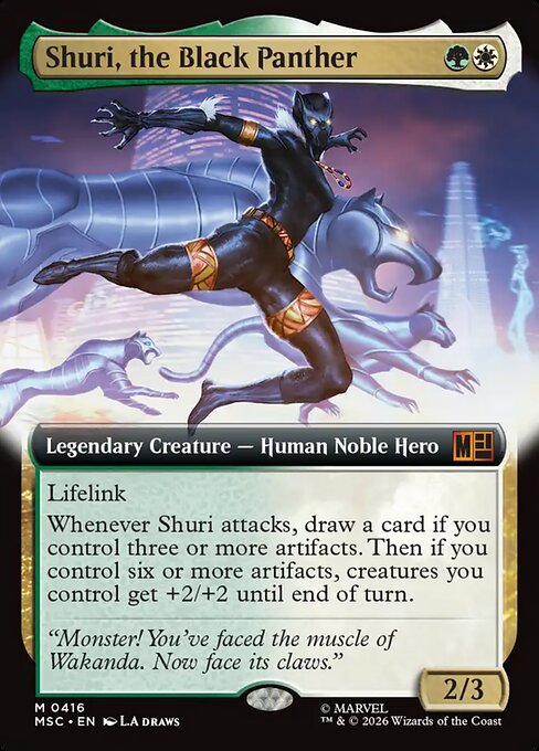 ブラックパンサー、シュリ/Shuri, the Black Panther [MSC][拡張アート]