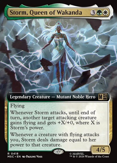 ワカンダの女王、ストーム/Storm, Queen of Wakanda [MSC][拡張アート]