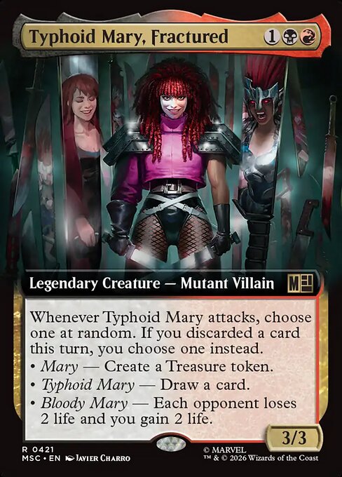 分裂する心、タイフォード・マリー/Typhoid Mary, Fractured [MSC][拡張アート]