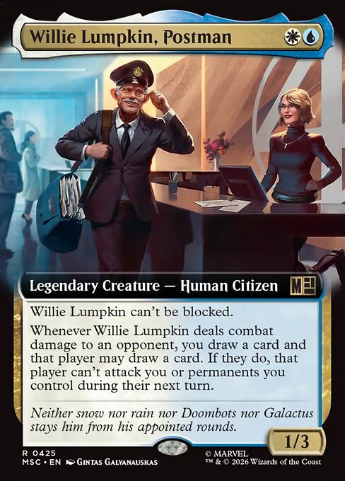 郵便配達人、ウィリー・ランプキン/Willie Lumpkin, Postman [MSC][拡張アート]