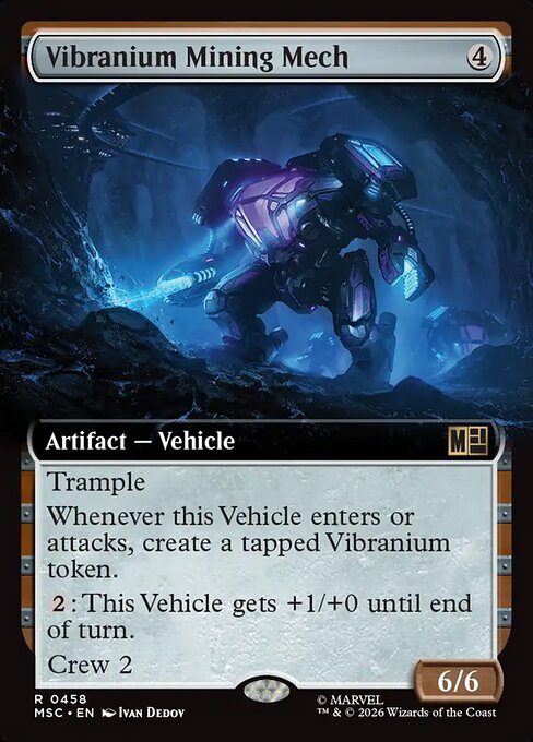 ヴィブラニウム採掘メカ/Vibranium Mining Mech [MSC][拡張アート]