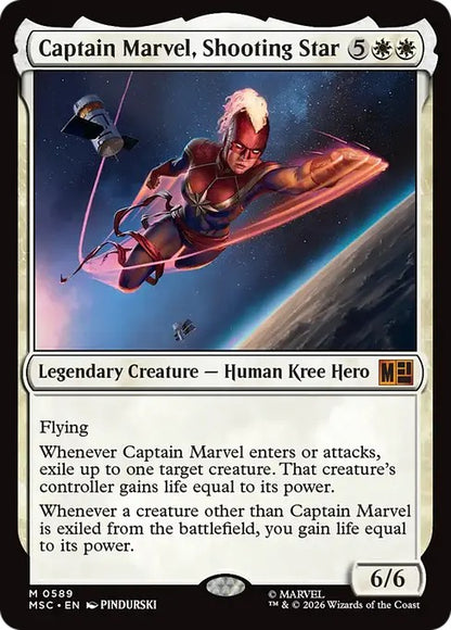 流れ星、キャプテン・マーベル/Captain Marvel, Shooting Star [MSC][FOIL]
