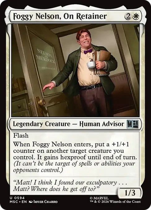顧問弁護士、フォギー・ネルソン/Foggy Nelson, On Retainer [MSC][FOIL]