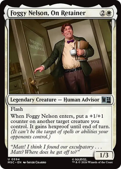 顧問弁護士、フォギー・ネルソン/Foggy Nelson, On Retainer [MSC][FOIL]