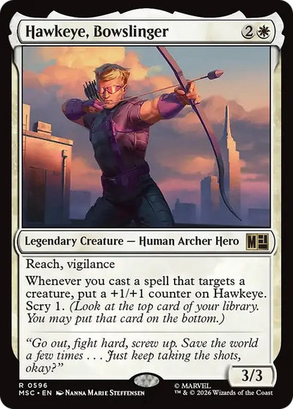 弓使い、ホークアイ/Hawkeye, Bowslinger [MSC][FOIL]