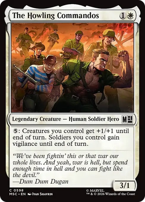 ハウリング・コマンドーズ/The Howling Commandos [MSC][FOIL]