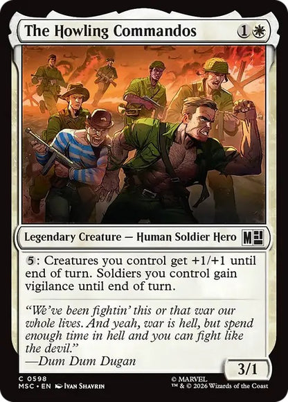 ハウリング・コマンドーズ/The Howling Commandos [MSC][FOIL]