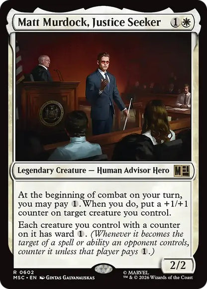 正義の追求者、マット・マードック/Matt Murdock, Justice Seeker [MSC][FOIL]