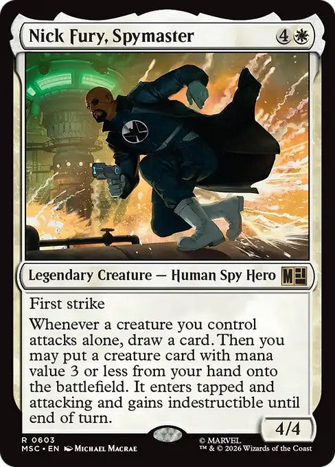 諜報機関の長、ニック・フューリー/Nick Fury, Spymaster [MSC][FOIL]
