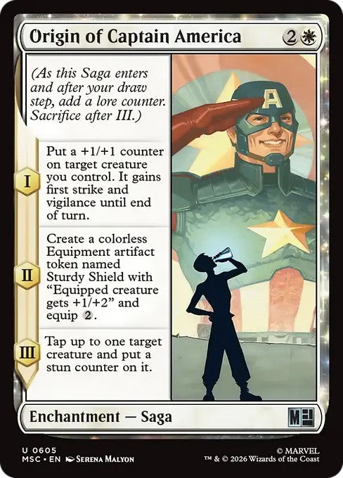 キャプテン・アメリカの原点/Origin of Captain America [MSC][FOIL]