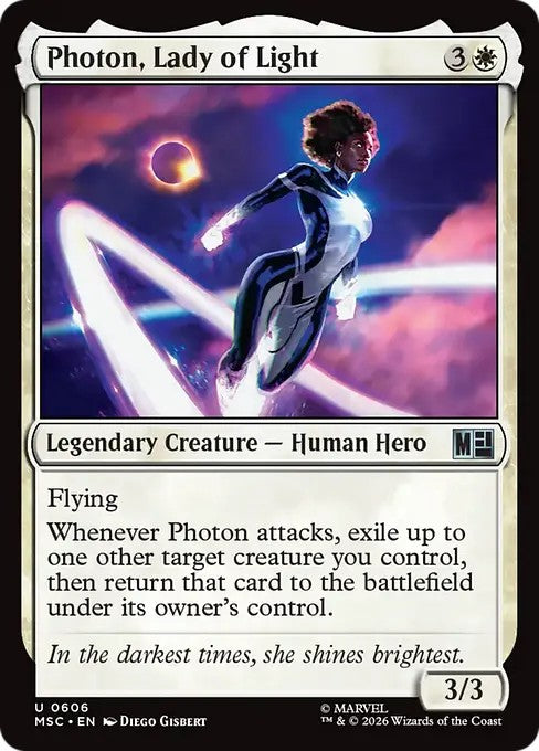 光の女傑、フォトン/Photon, Lady of Light [MSC][FOIL]
