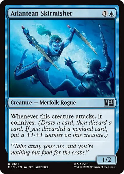 アトランティスの散兵/Atlantean Skirmisher [MSC][FOIL]