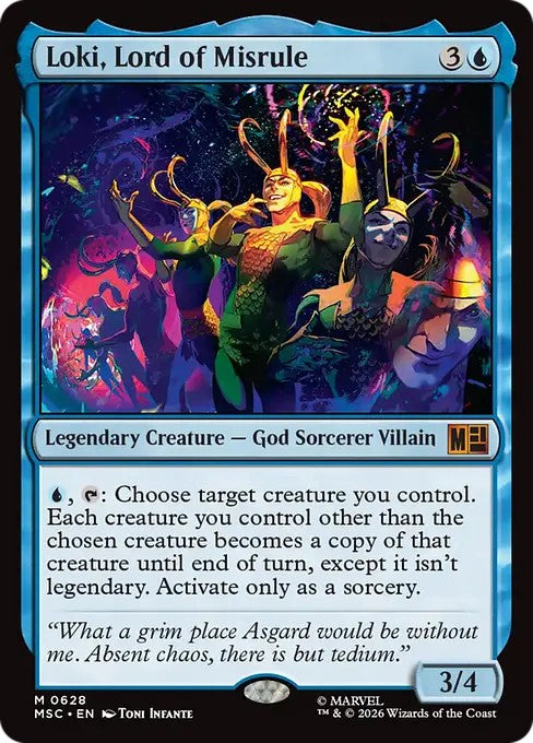 無法の王、ロキ/Loki, Lord of Misrule [MSC][FOIL]