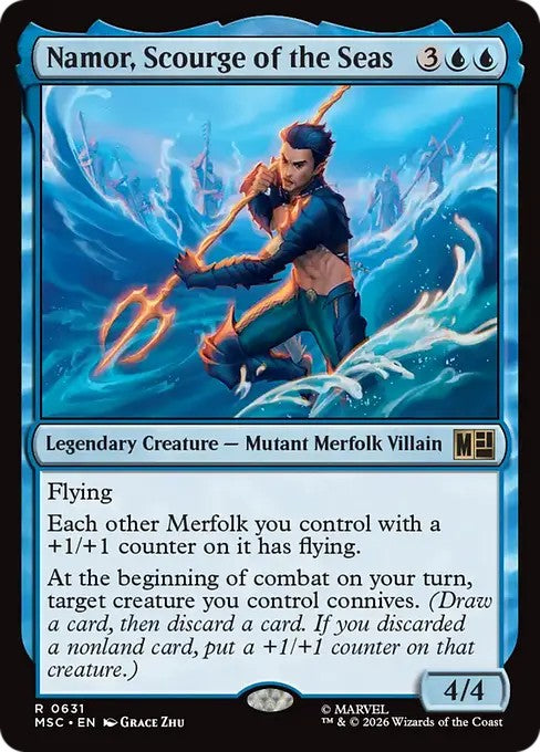 大洋より来たる懲罰者、ネイモア/Namor, Scourge of the Seas [MSC][FOIL]