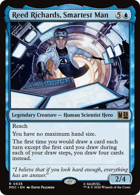 史上最高の天才、リード・リチャーズ/Reed Richards, Smartest Man [MSC][FOIL]
