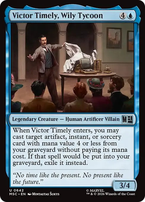 狡猾な大物、ヴィクター・タイムリー/Victor Timely, Wily Tycoon [MSC][FOIL]