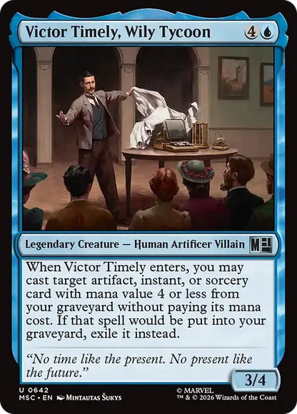 狡猾な大物、ヴィクター・タイムリー/Victor Timely, Wily Tycoon [MSC][FOIL]