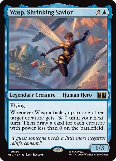 小さき救済者、ワスプ/Wasp, Shrinking Savior [MSC][FOIL]
